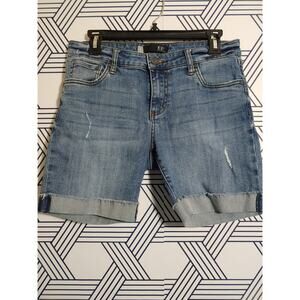 Womens Kut From The Cloth Catherine Boyfriend Shorts size 4